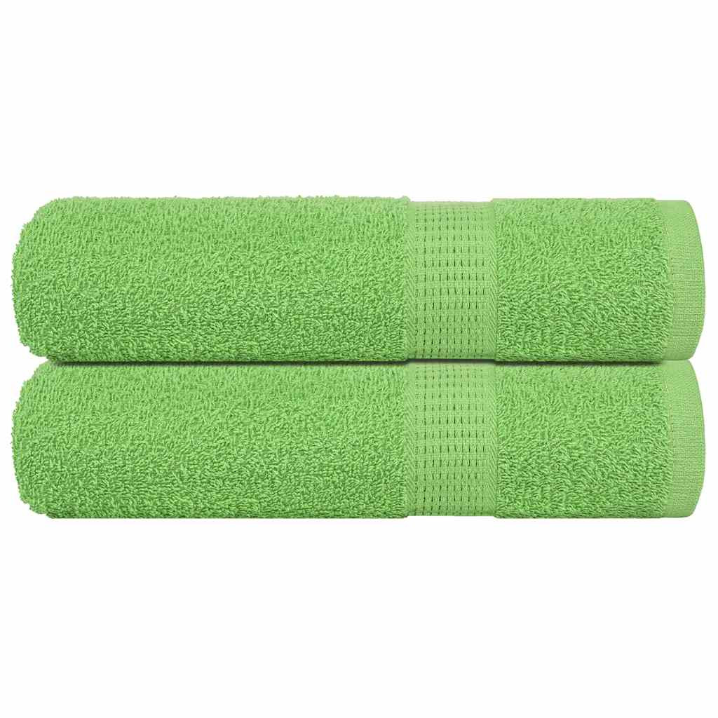 vidaXL Handtücher FROGN 2 Stk. Apfelgrün 50x100 cm 360 g/m²