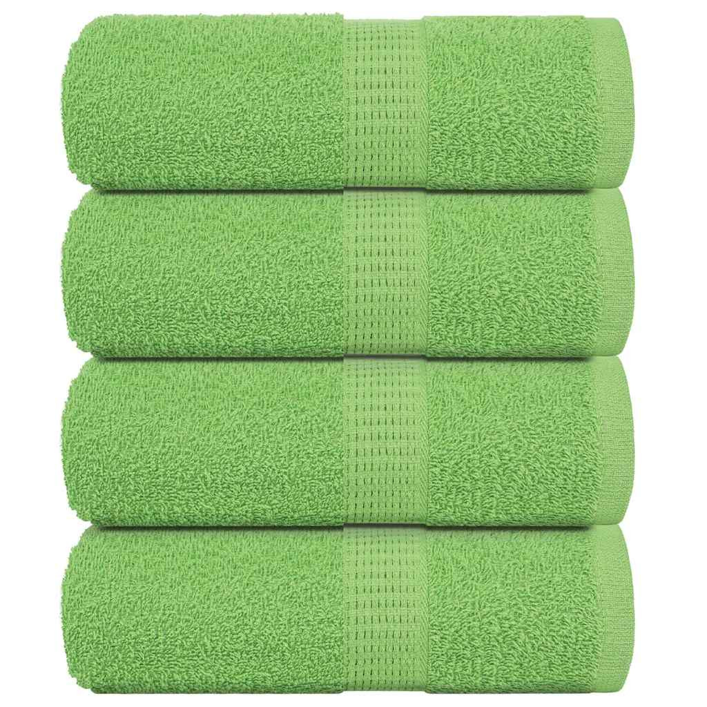 vidaXL Waschtücher FROGN 4 Stk. Apfelgrün 30x30 cm 360 g/m²