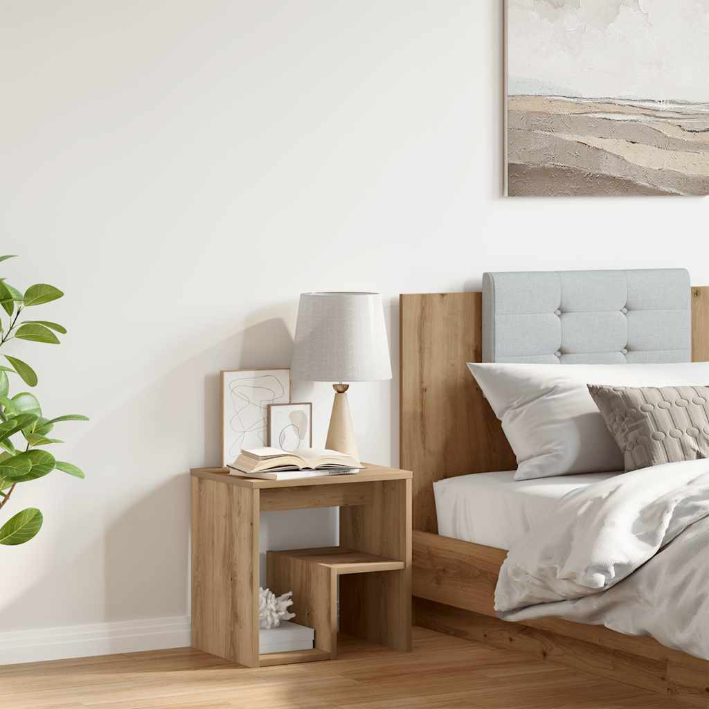 vidaXL Nachttisch Artisan-Eiche 40x30x40 cm Holzwerkstoff