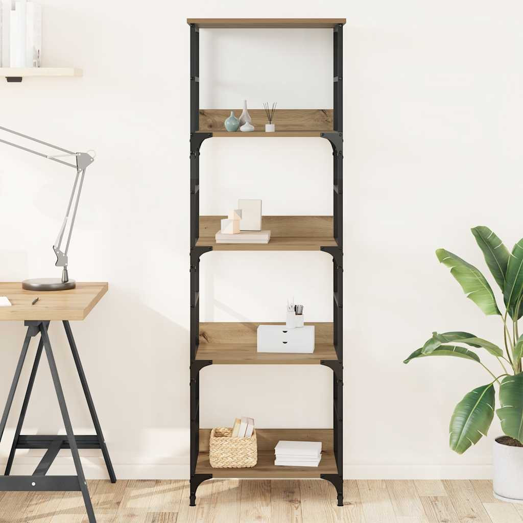vidaXL Bücherregal Artisan-Eiche 50x33x153 cm Holzwerkstoff
