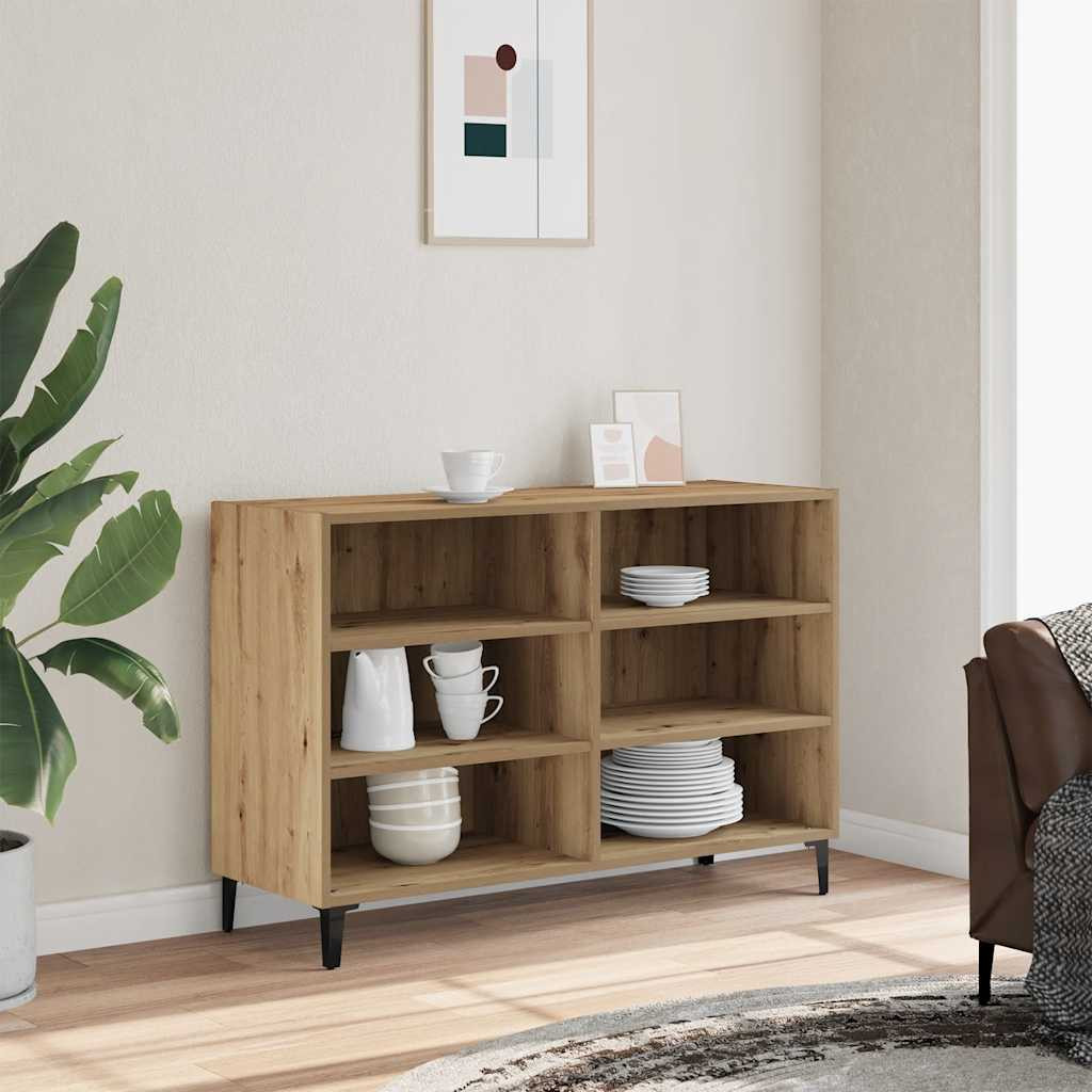 vidaXL Sideboard Artisan-Eiche 103,5x35x70 cm Holzwerkstoff