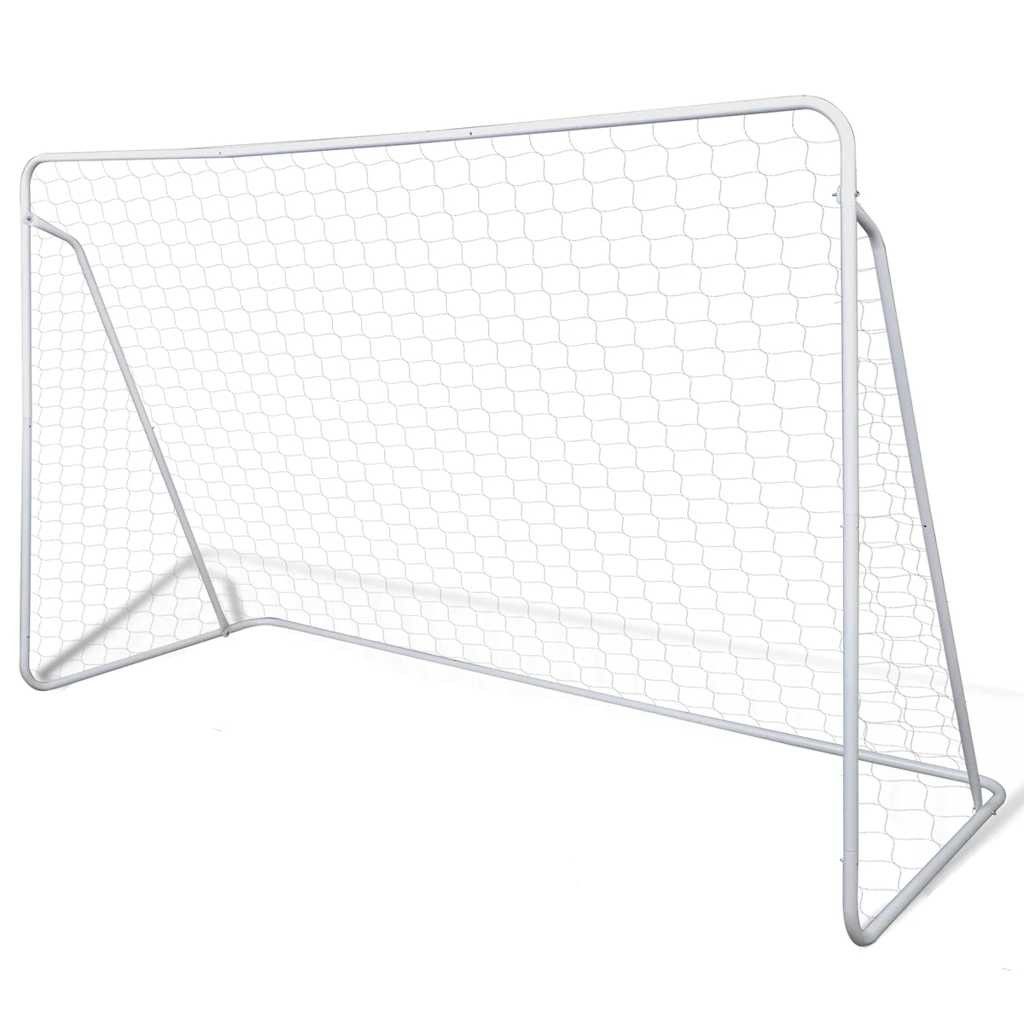 vidaXL Fußballtor 240x90x150 cm Stahl Hochwertig