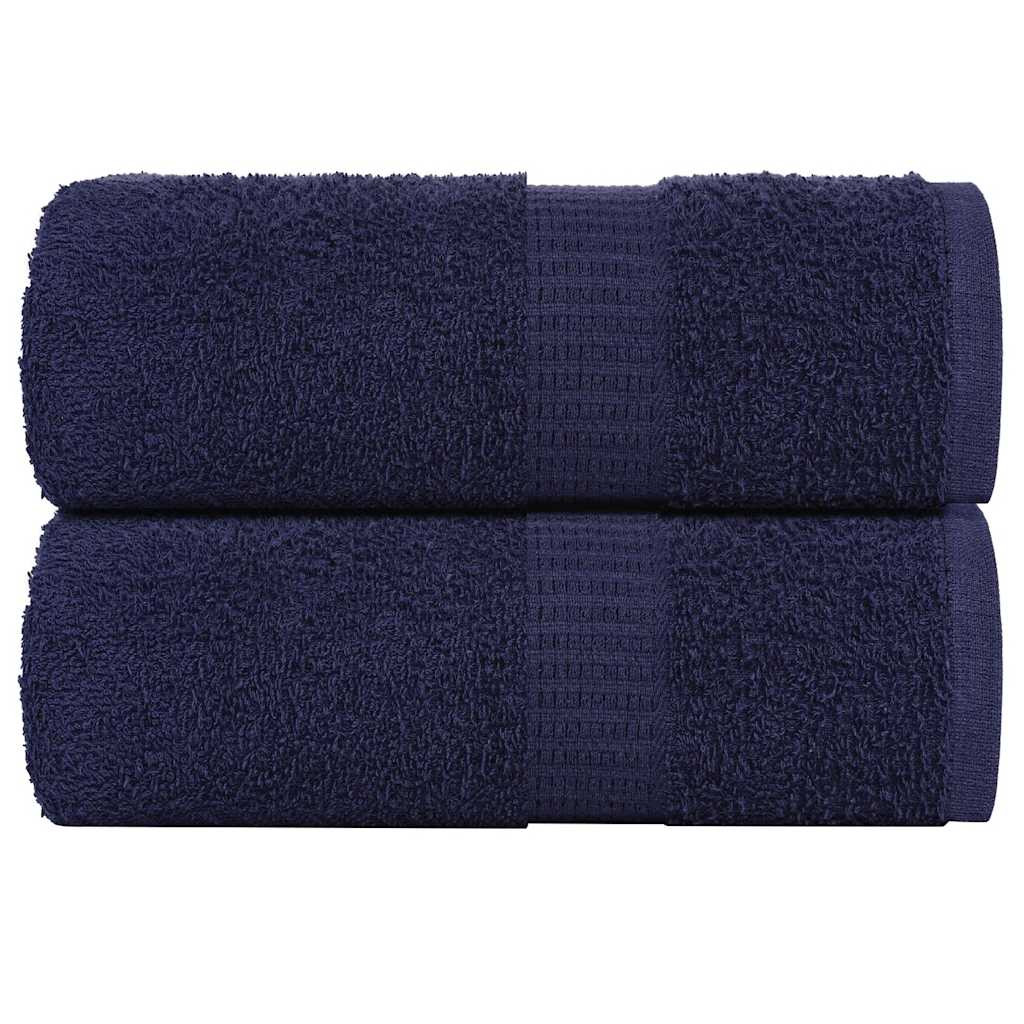 vidaXL Waschtücher FROGN 2 Stk. Marineblau 30x30 cm 360 g/m²
