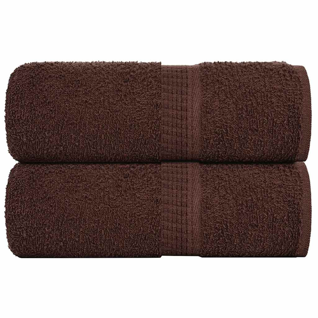 vidaXL Gästetücher FROGN 2 Stk. Braun 30x50 cm 360 g/m²