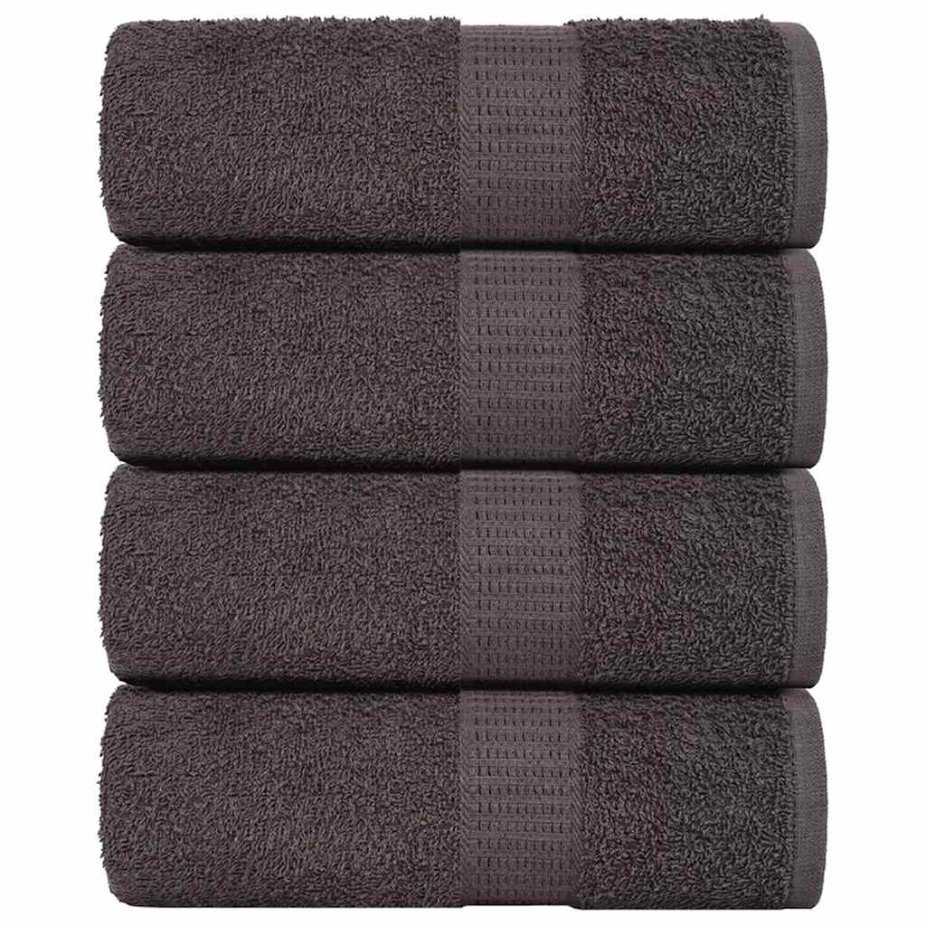 vidaXL Gästetücher FROGN 4 Stk. Anthrazit 30x50 cm 360 g/m²