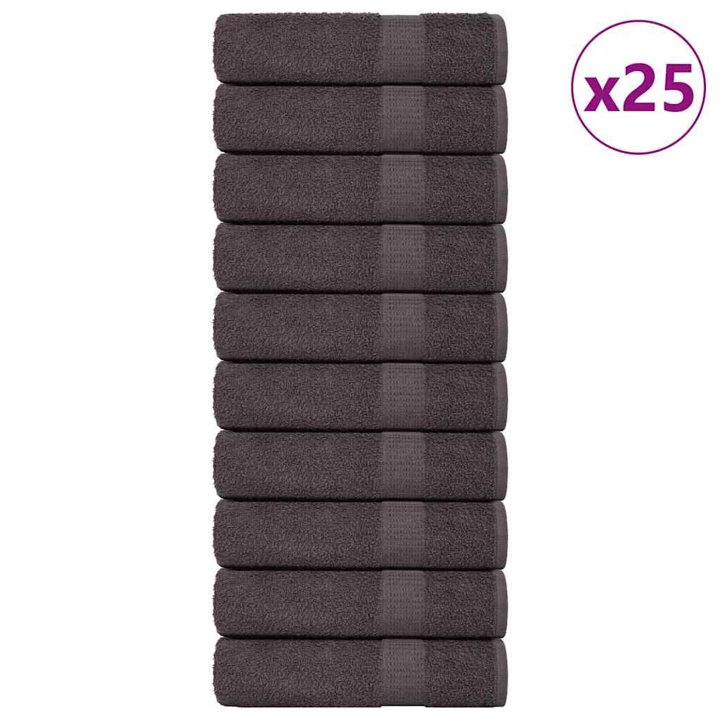 vidaXL Badetücher FROGN 25 Stk. Anthrazit 100x150 cm 360 g/m²