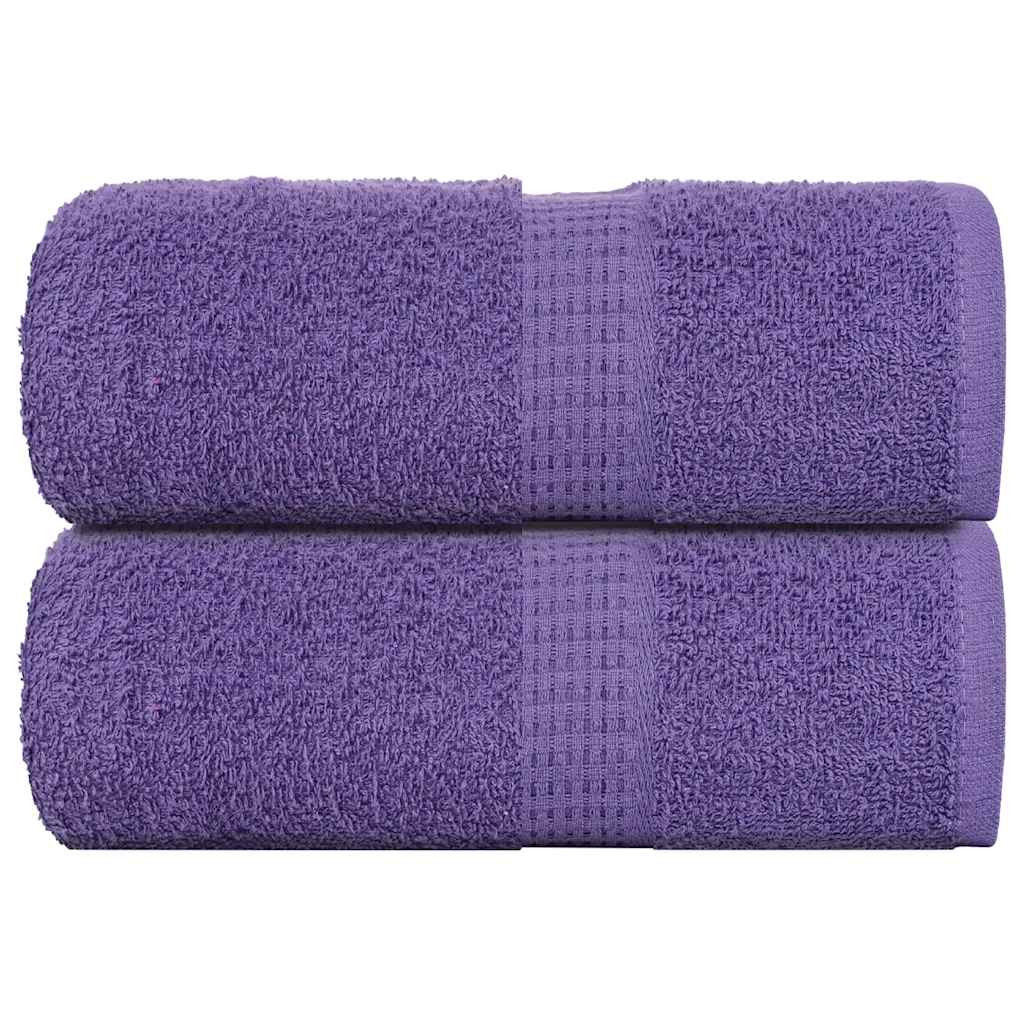 vidaXL Waschtücher FROGN 2 Stk. Lila 30x30 cm 360 g/m²