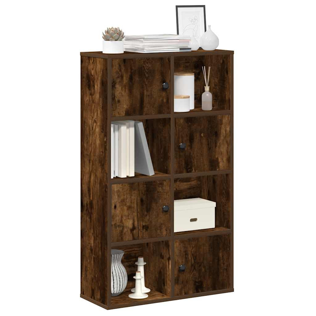 vidaXL Bücherregal Räuchereiche 60x24x101,5 cm Holzwerkstoff