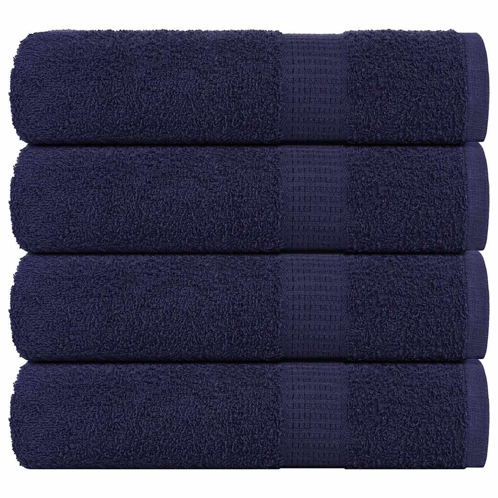 vidaXL Handtücher FROGN 4 Stk. Marineblau 50x100 cm 360 g/m²