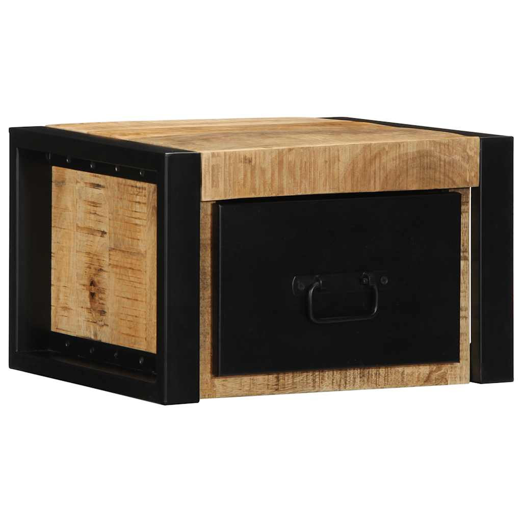 vidaXL Nachttisch 40x35x25 cm Raues Mango-Massivholz
