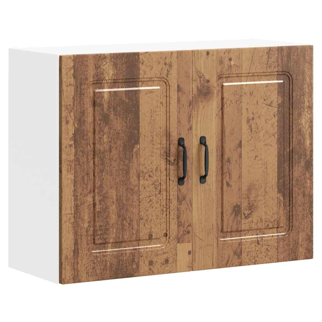 vidaXL Küchen-Hängeschrank Kalmar Altholz-Optik Holzwerkstoff