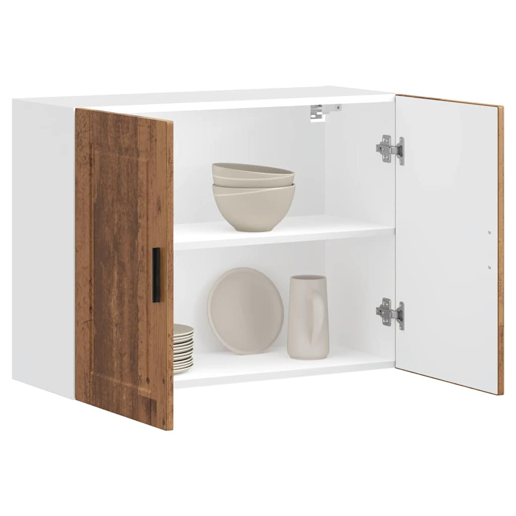 vidaXL Küchen-Hängeschrank Porto Altholz-Optik Holzwerkstoff