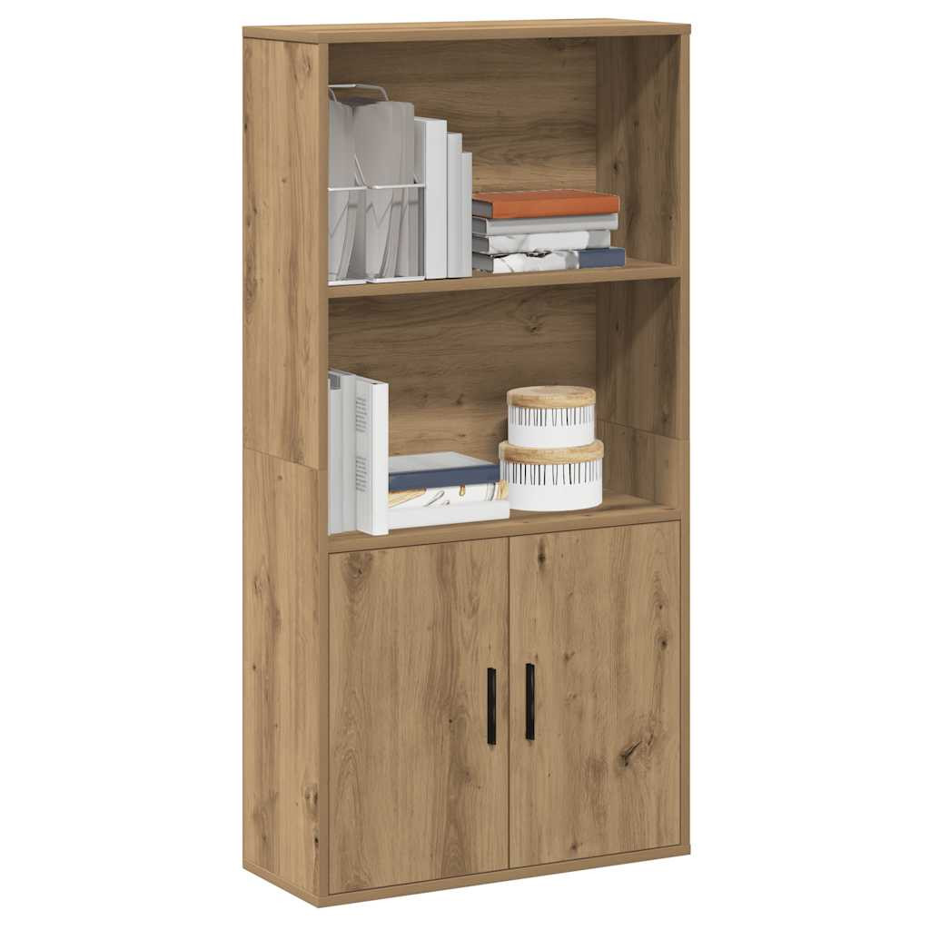 vidaXL Bücherregal Artisan-Eiche 60x24x120 cm Holzwerkstoff