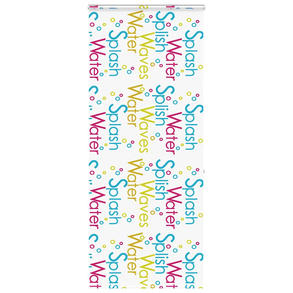 vidaXL Duschrollo mit Kassette 110x240 cm Stoffbreite 106 cm