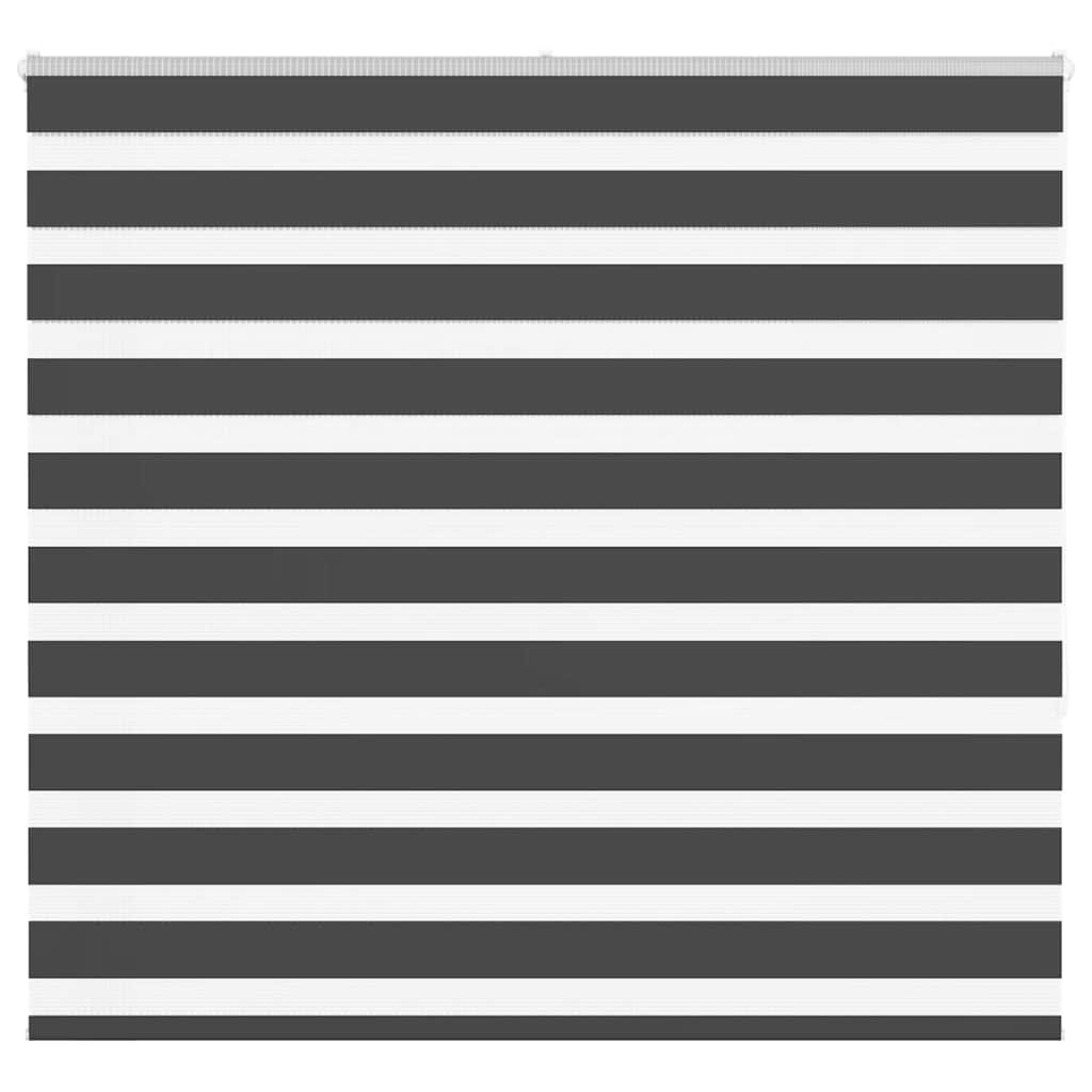 vidaXL Doppelrollo Schwarz 160x150 cm Stoffbreite 155,9 cm Polyester