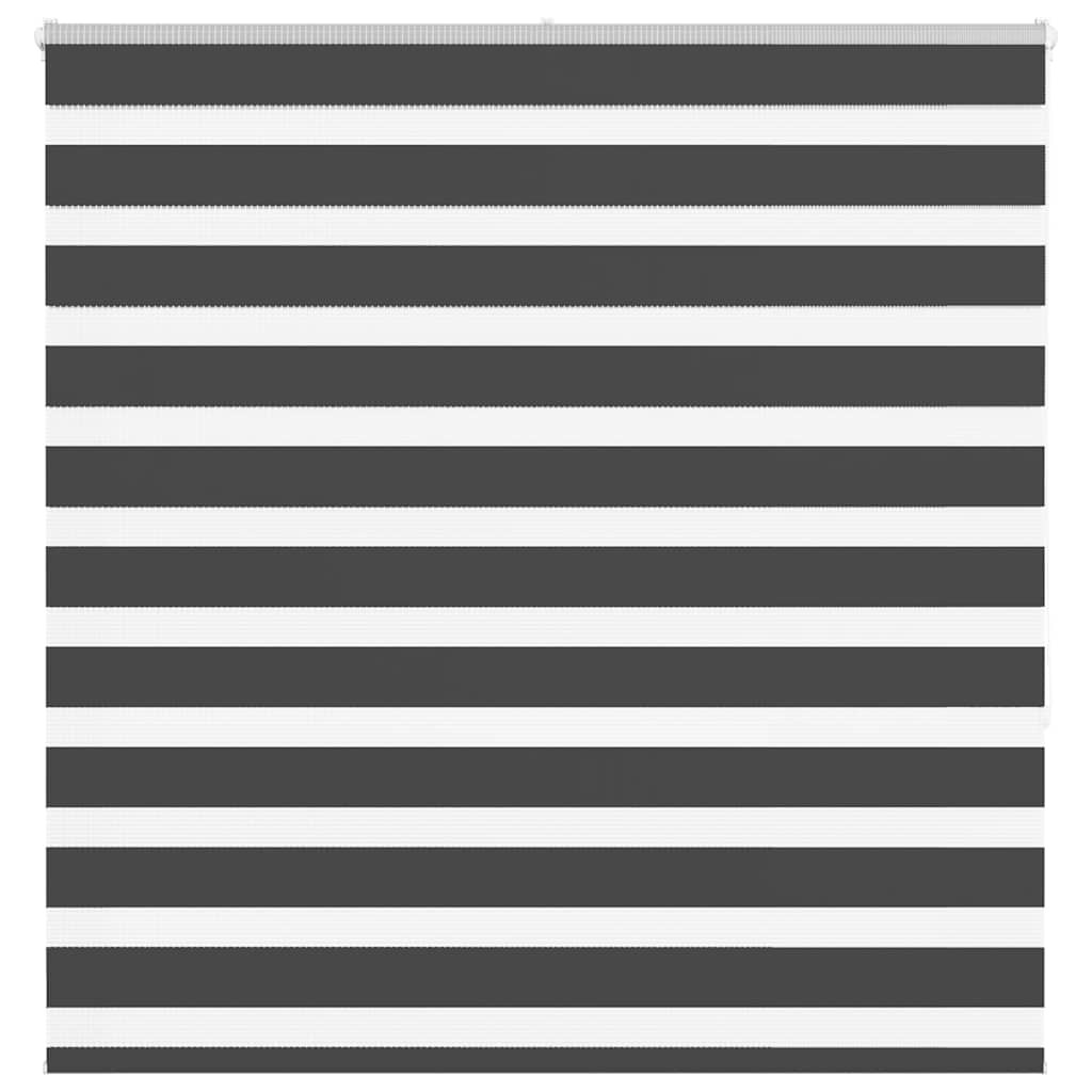 vidaXL Doppelrollo Schwarz 150x150 cm Stoffbreite 145,9 cm Polyester