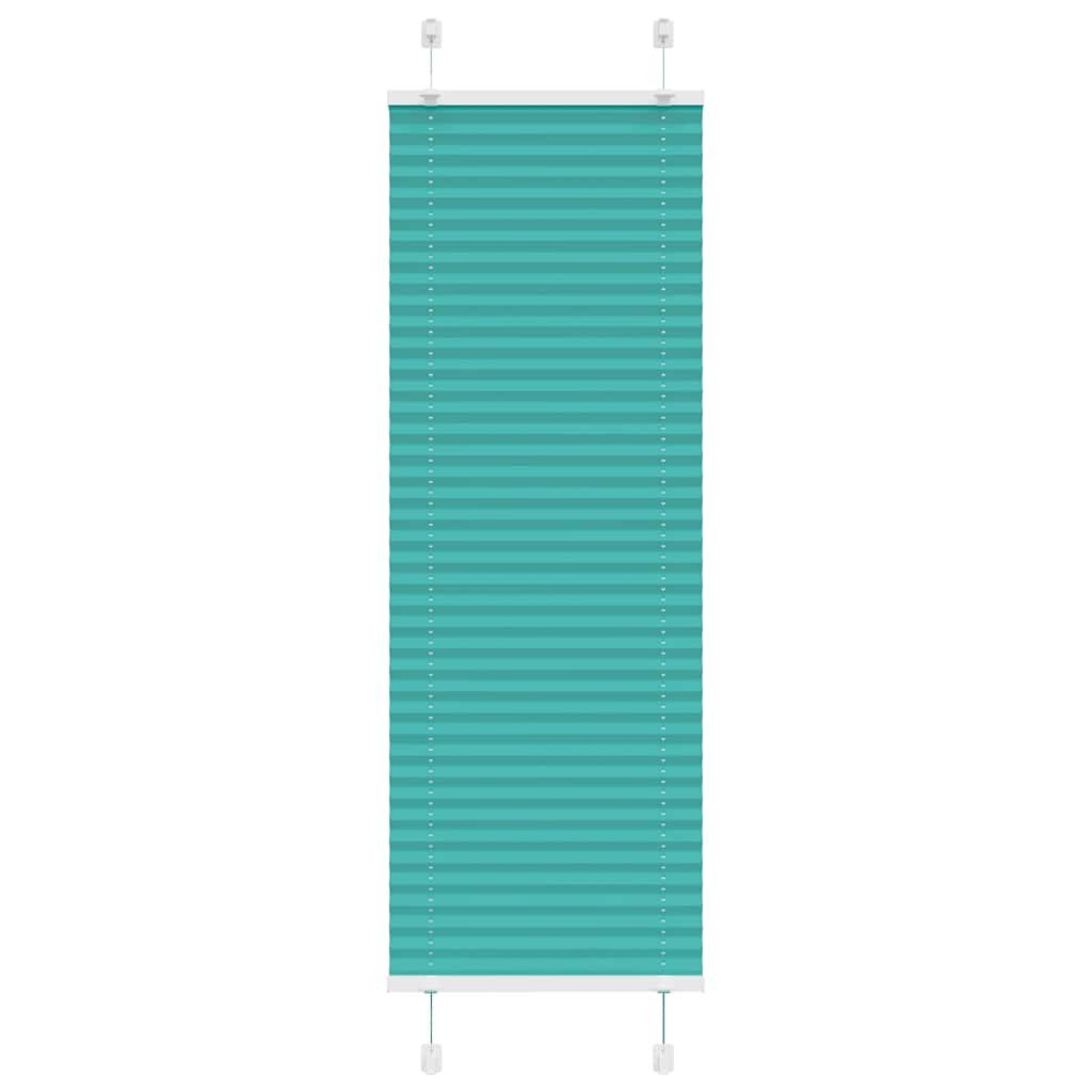 vidaXL Plissee Petrolgrün 50x100 cm Stoffbreite 49,4 cm Polyester