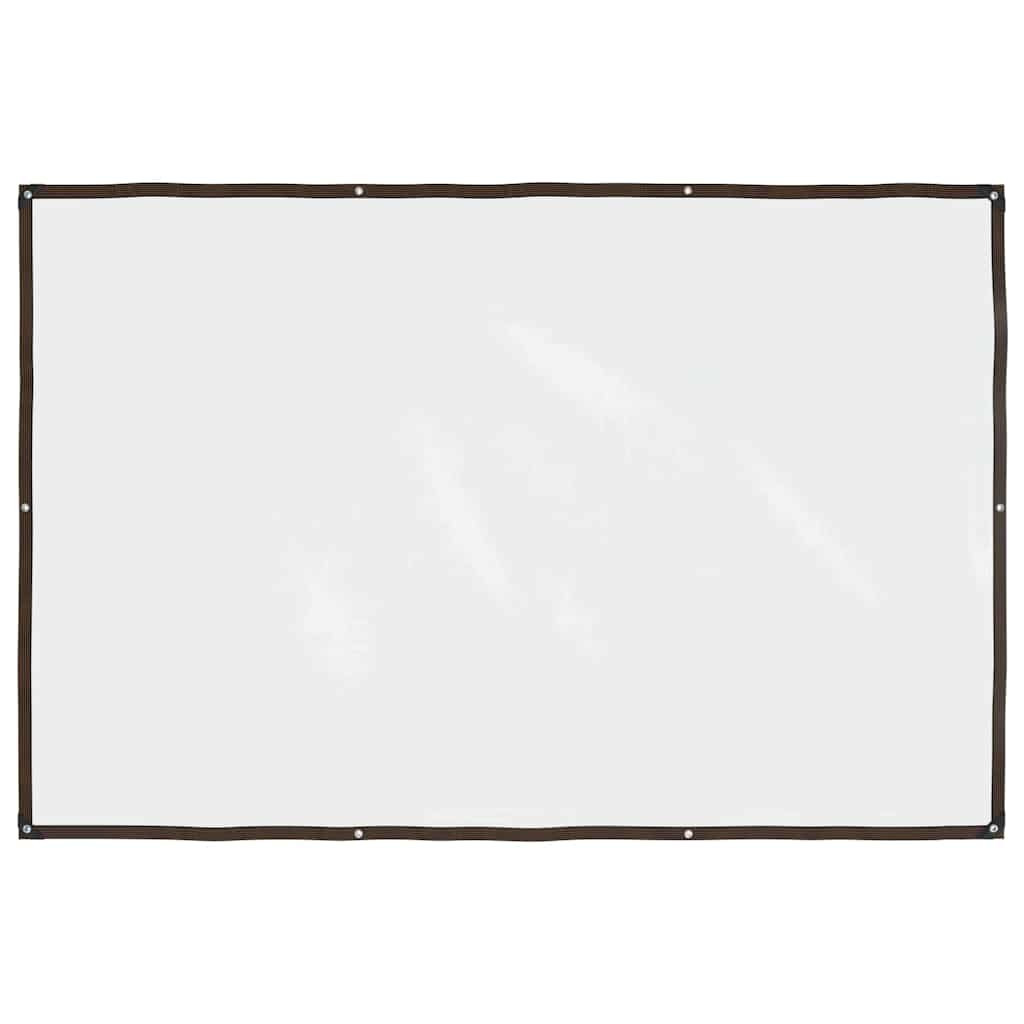 vidaXL Transparente Plane mit Ösen 2x3 m Polyethylen