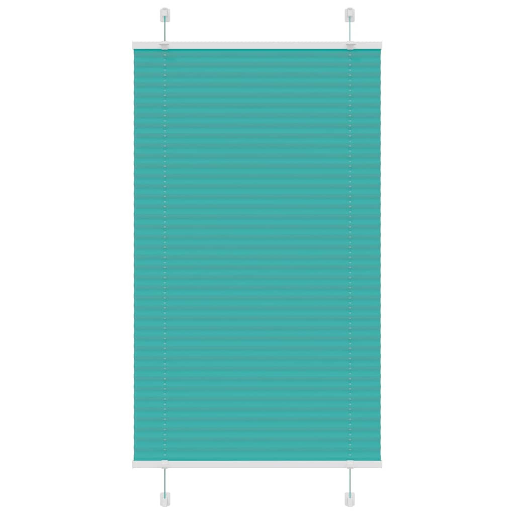 vidaXL Plissee Petrolgrün 70x150 cm Stoffbreite 69,4 cm Polyester