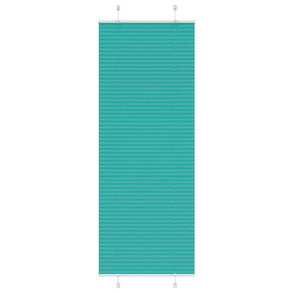 vidaXL Plissee Petrolgrün 70x200 cm Stoffbreite 69,4 cm Polyester