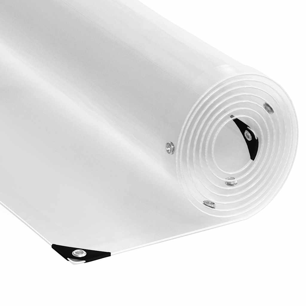 vidaXL Transparente Plane mit Ösen 5x6 m PVC