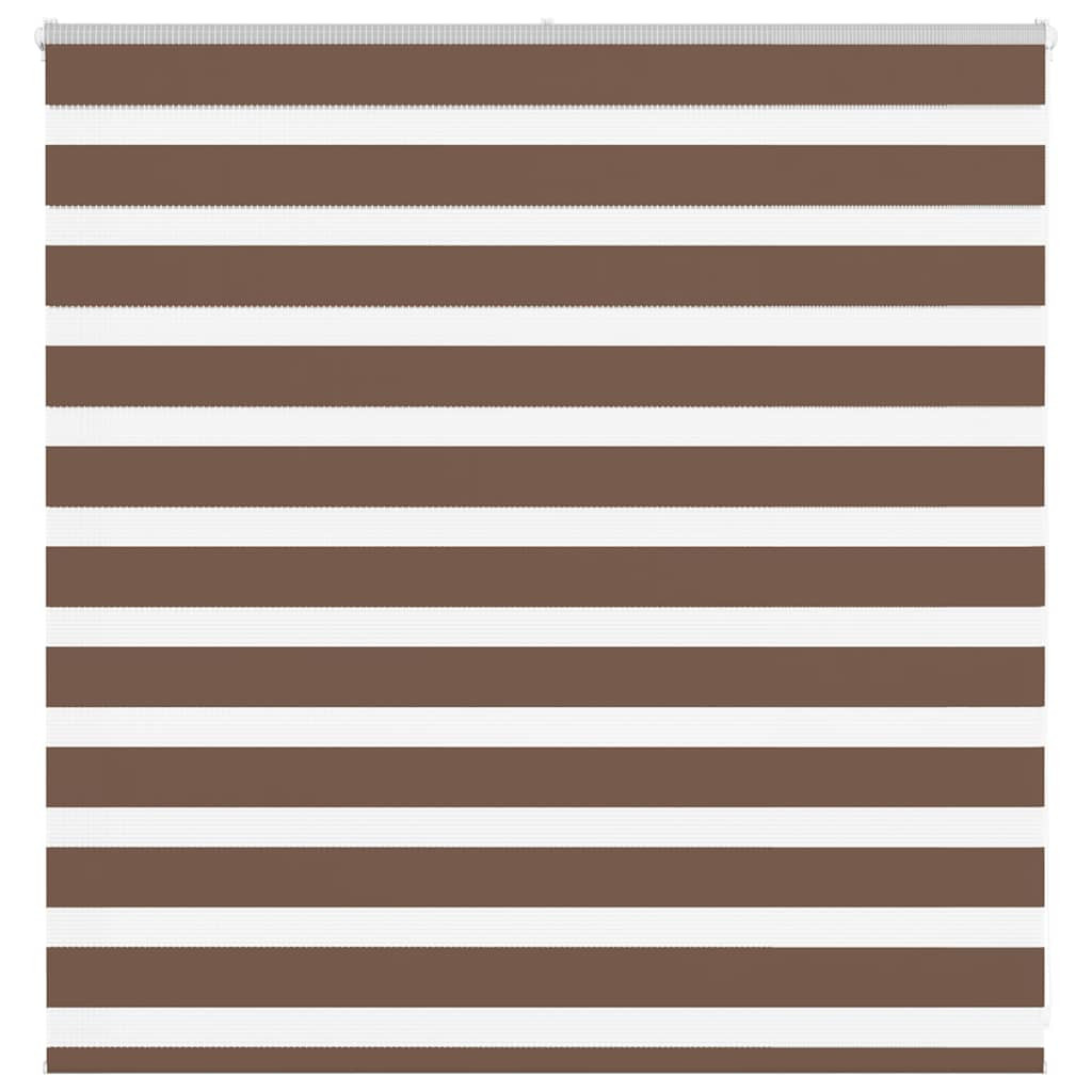 vidaXL Doppelrollo Braun 150x100 cm Stoffbreite 145,9 cm Polyester