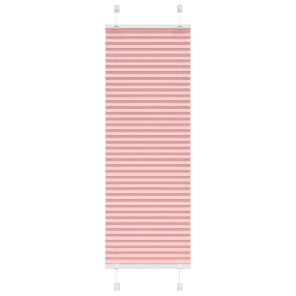 vidaXL Plissee Rosa 40x150 cm Stoffbreite 39,4 cm Polyester