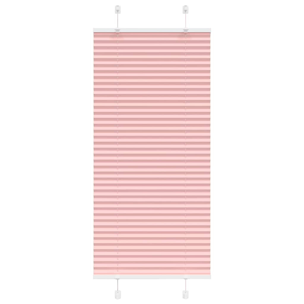 vidaXL Plissee Rosa 65x150 cm Stoffbreite 64,4 cm Polyester