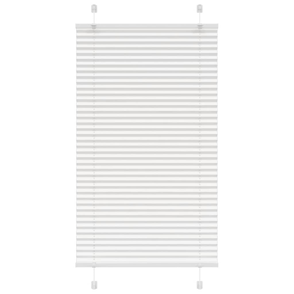 vidaXL Plissee Weiß 70x150 cm Stoffbreite 69,4 cm Polyester