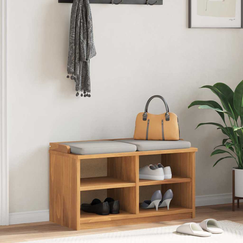 vidaXL Flurbank SANDNES 87x40x50 cm Massivholz Kiefer