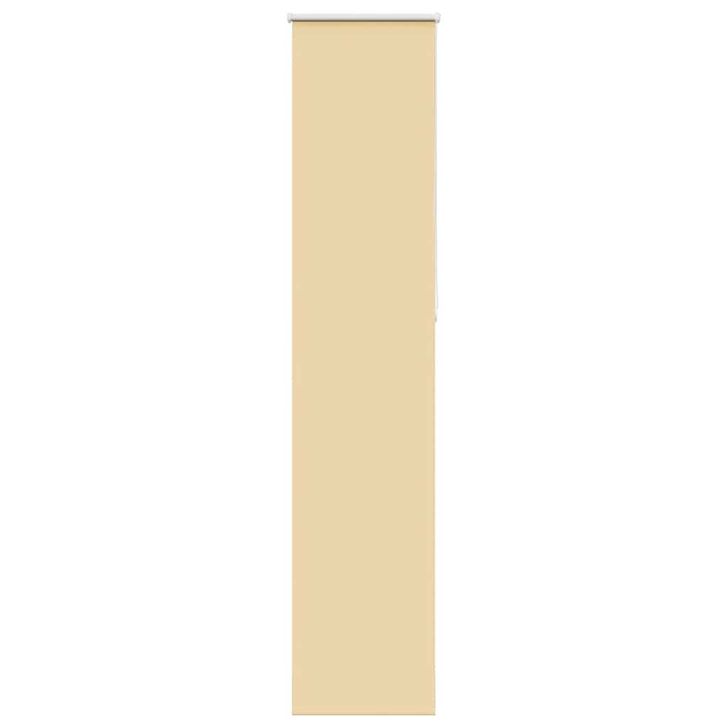vidaXL Verdunkelungsrollo Beige 45x210cm Stoffbreite 40,7 cm Polyester