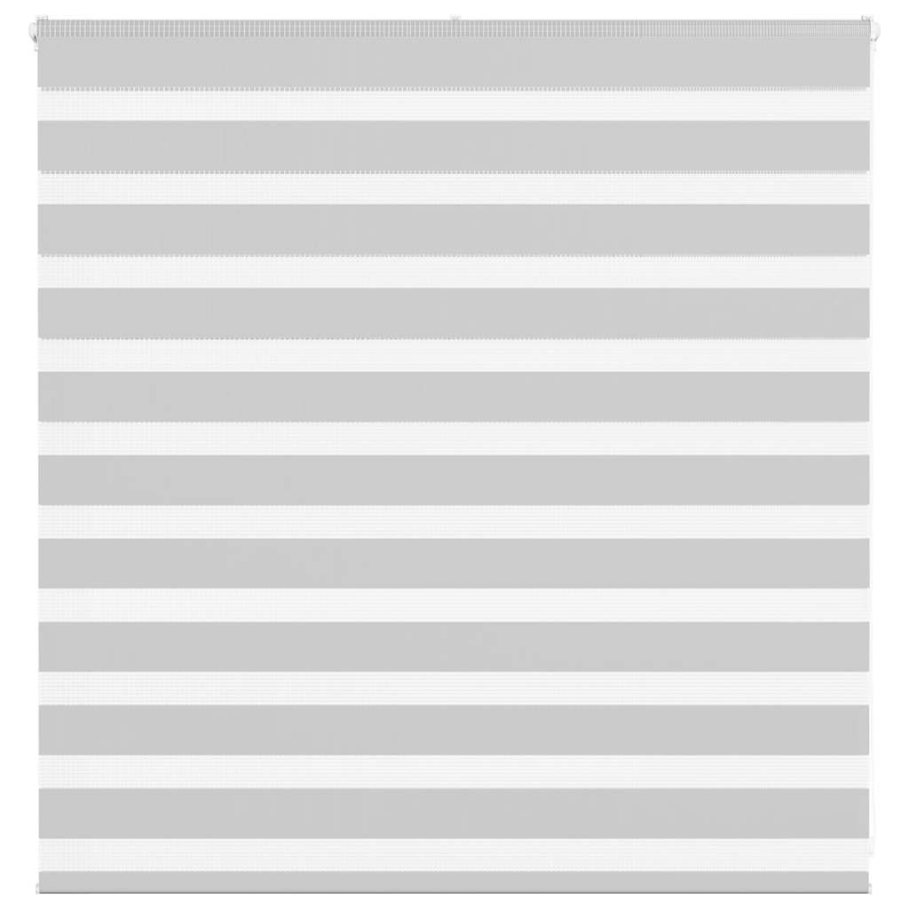 vidaXL Doppelrollo Hellgrau 150x100 cm Stoffbreite 145,9 cm Polyester