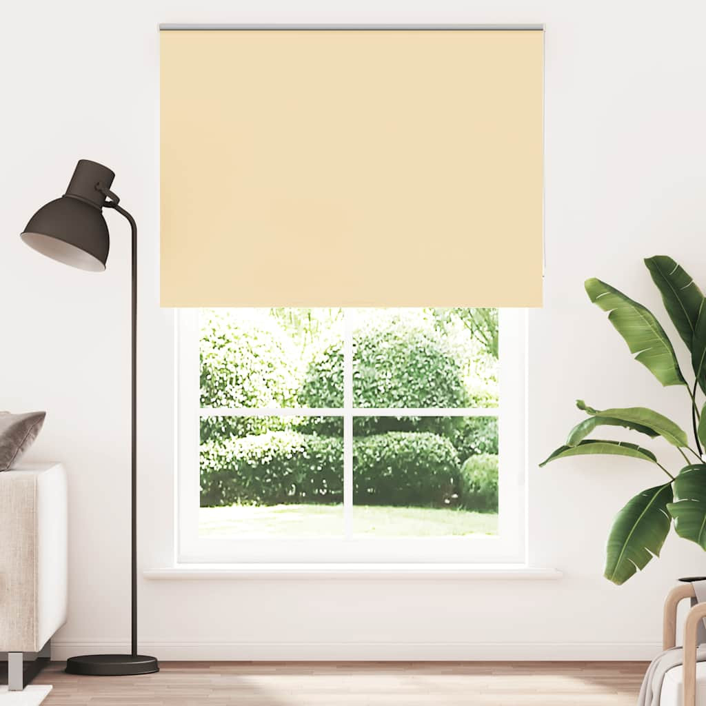 vidaXL Verdunkelungsrollo Beige 165x210 cm Stoffbreite 161,6 cm
