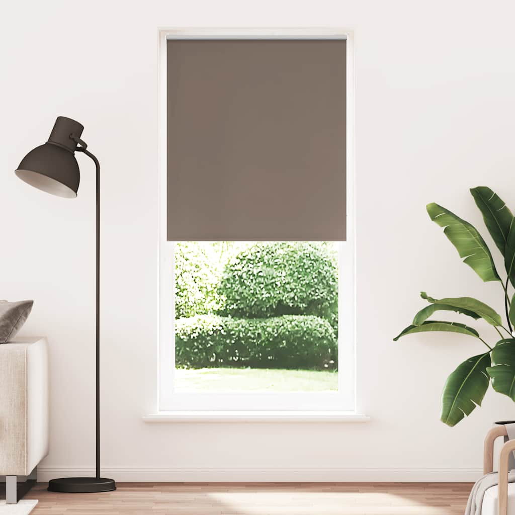 vidaXL Verdunkelungsrollo 104,4 x 230 cm, Stoffbreite 100 cm, Kaffeebraun
