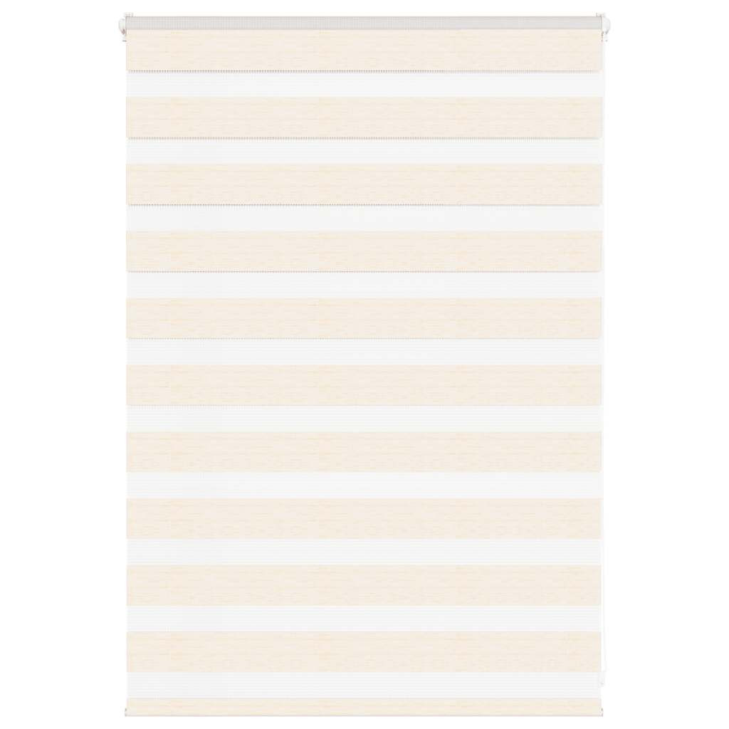 vidaXL Doppelrollo Marmorbeige 105x100cm Stoffbreite 100,9 cm Polyester