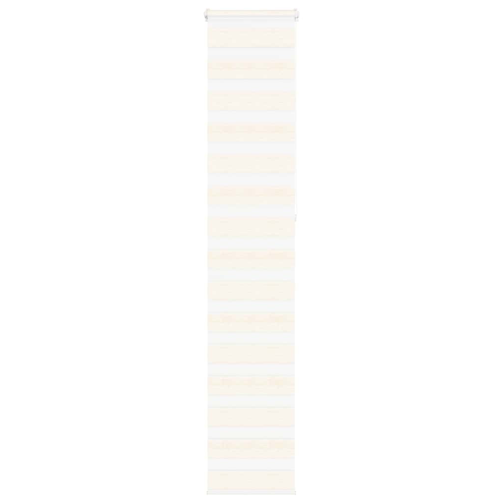 vidaXL Doppelrollo Marmorbeige 40x230 cm Stoffbreite 35,9 cm Polyester