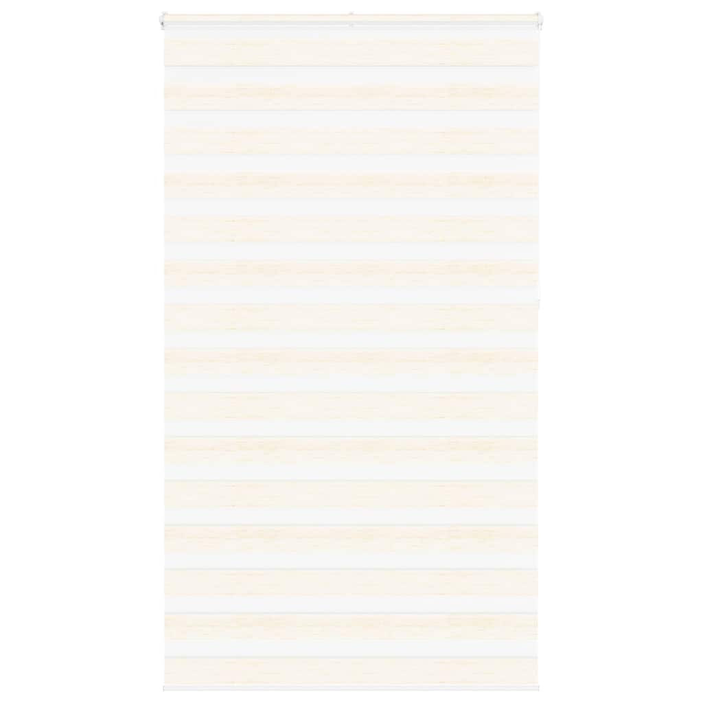 vidaXL Doppelrollo Marmorbeige 130x230cm Stoffbreite 125,9 cm Polyester