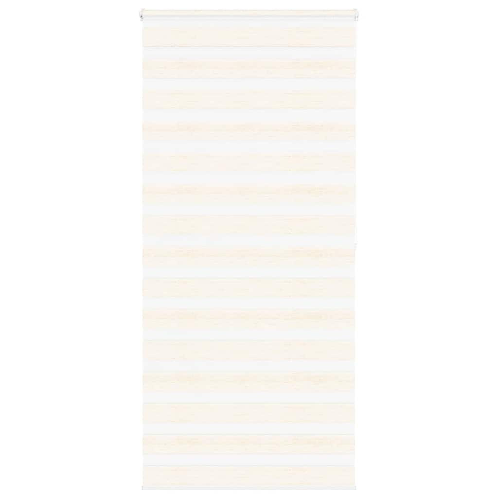 vidaXL Doppelrollo Marmorbeige 110x200cm Stoffbreite 105,9 cm Polyester