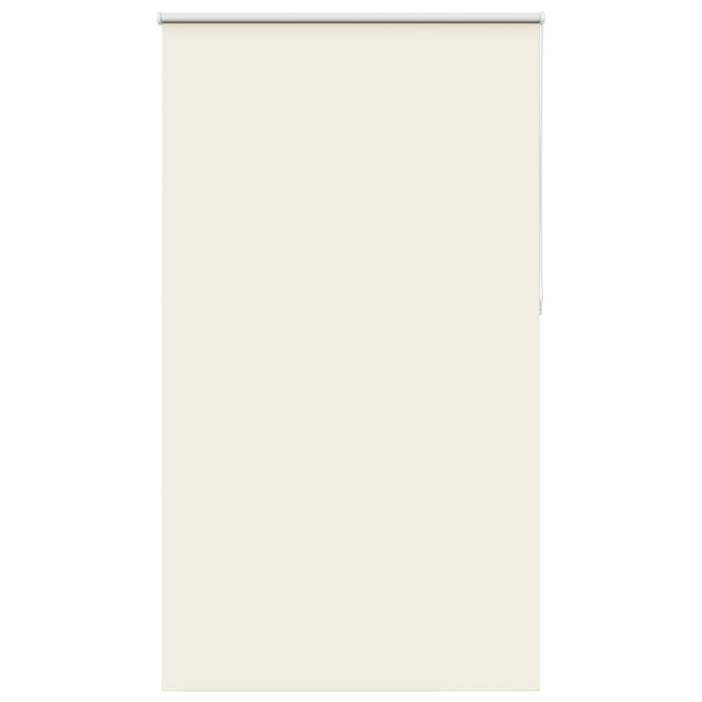 vidaXL Verdunkelungsrollo Cremeweiß 140x210cm Stoffbreite 136,6cm