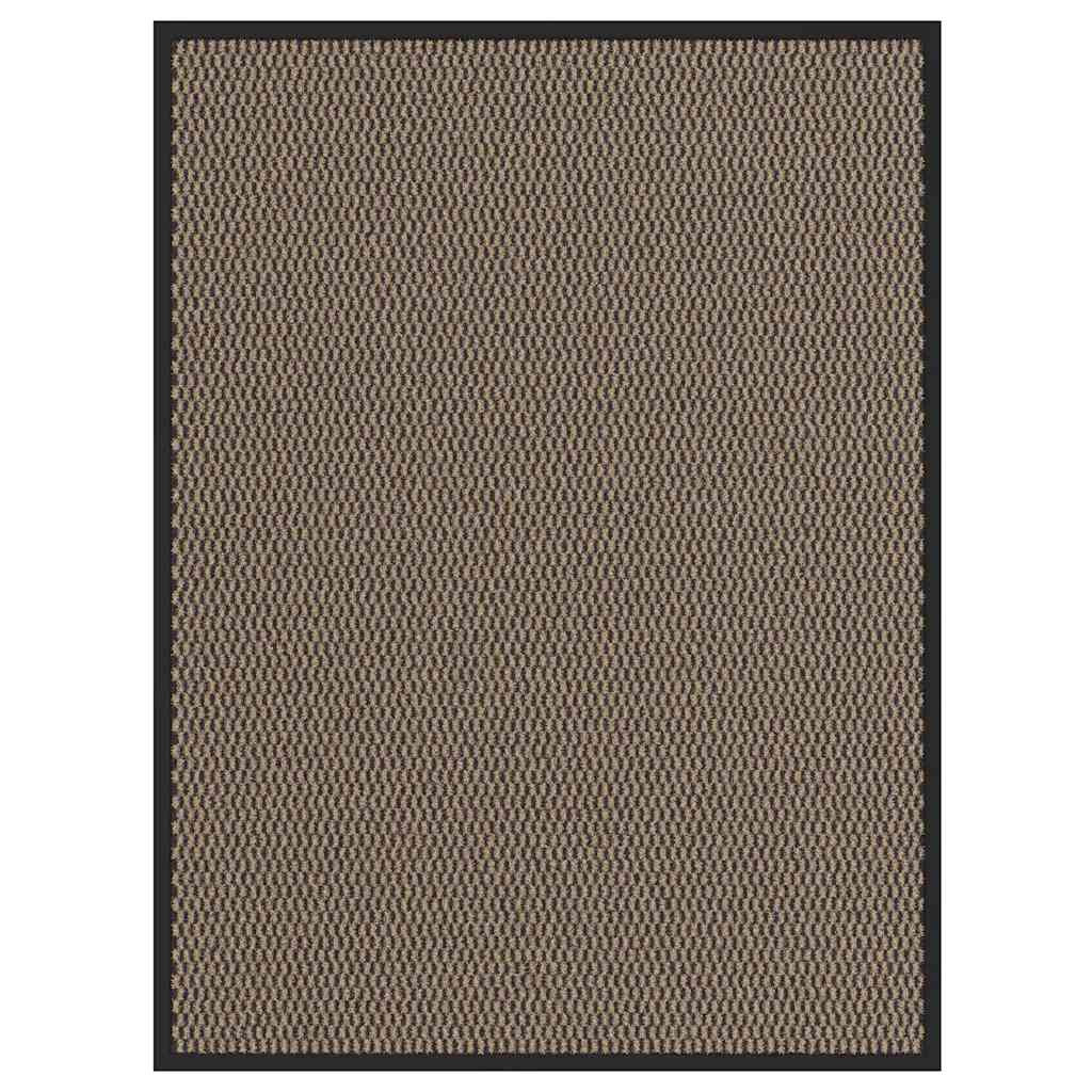 vidaXL Fußmatte Braun 80x120 cm