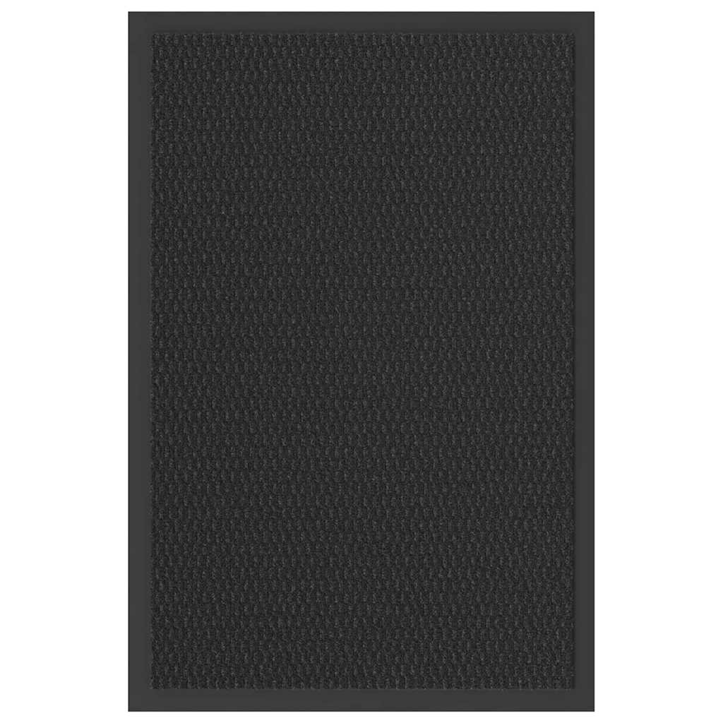 vidaXL Fußmatte Schwarz 40x60 cm