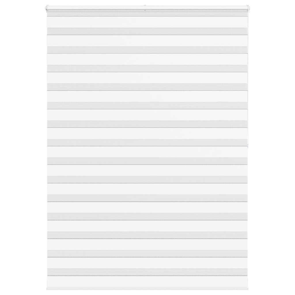 vidaXL Doppelrollo Weiß 165x200 cm Stoffbreite 160,9 cm Polyester