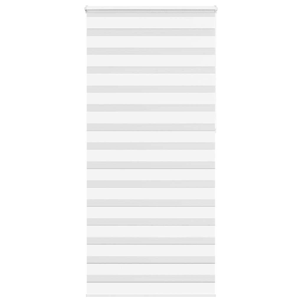 vidaXL Doppelrollo Weiß 115x230 cm Stoffbreite 110,9 cm Polyester