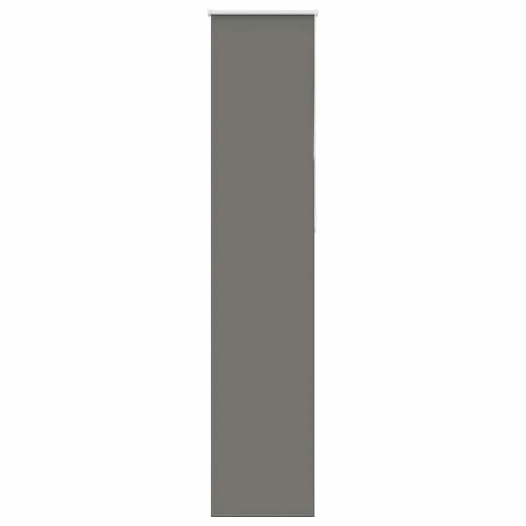 vidaXL Verdunkelungsrollo Grau 40x230 cm Stoffbreite 35,7 cm Polyester