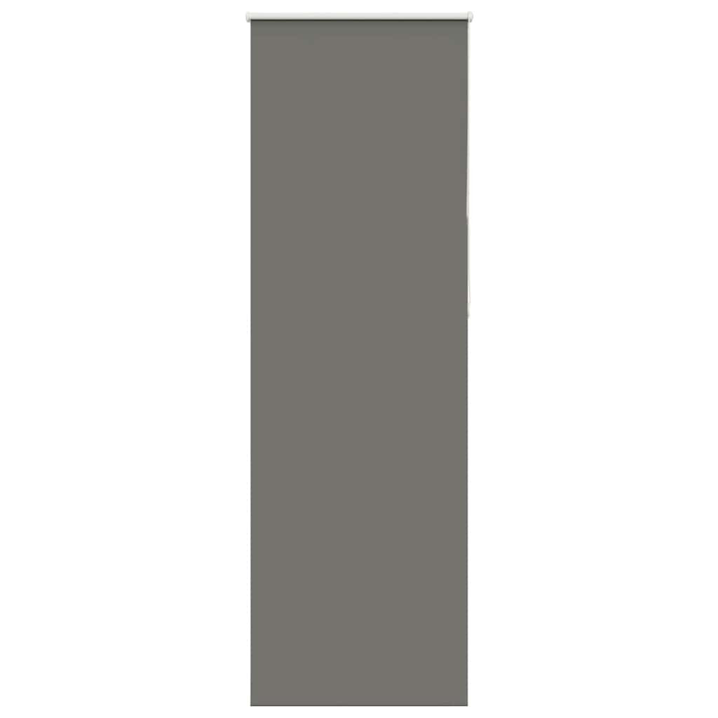 vidaXL Verdunkelungsrollo Grau 85x210 cm Stoffbreite 80,7 cm Polyester