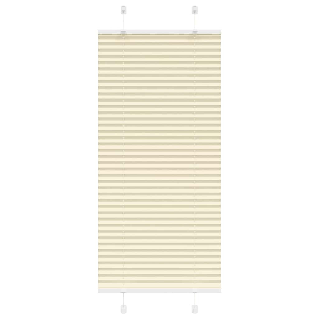 vidaXL Plissee Creme 60x150 cm Stoffbreite 59,4 cm Polyester