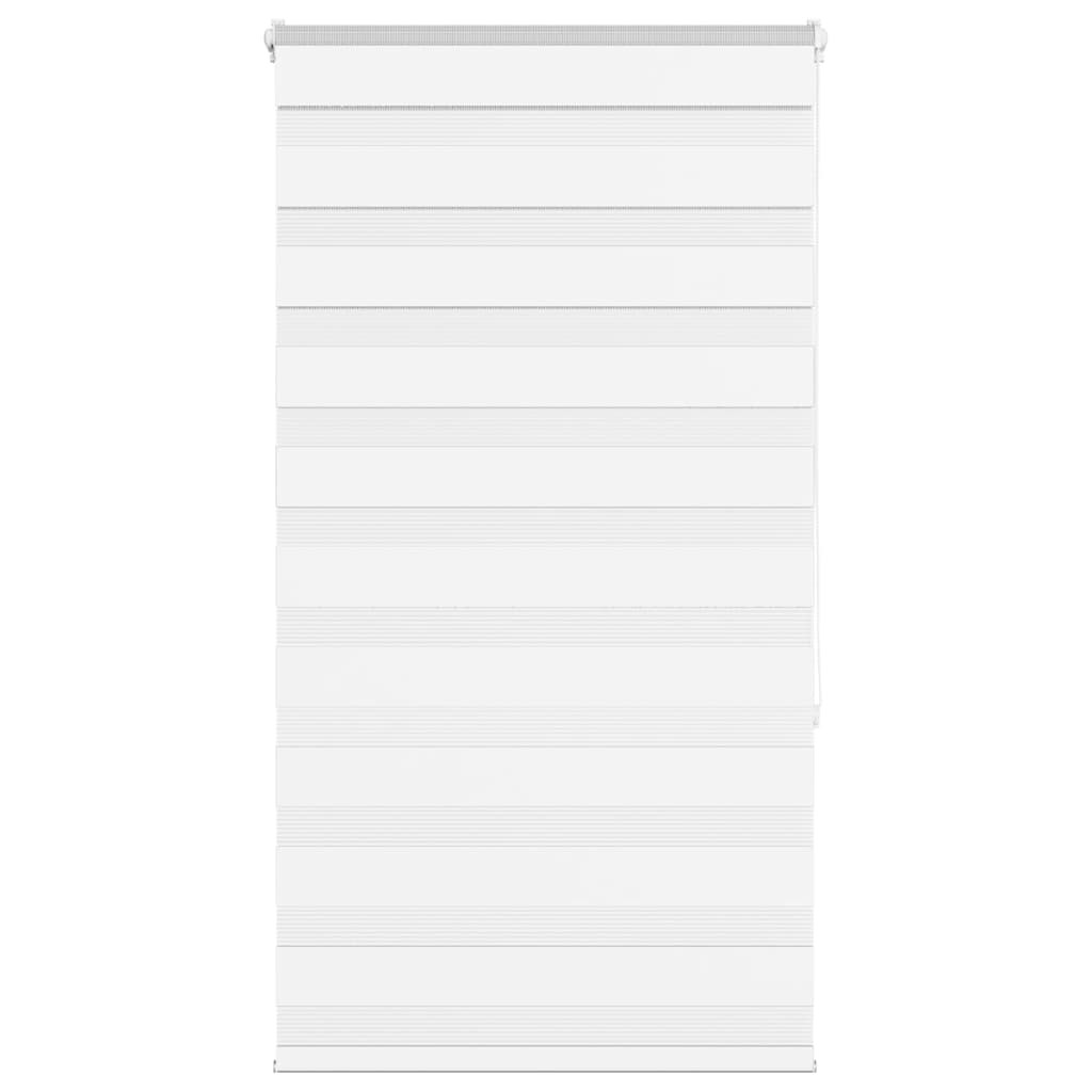 vidaXL Doppelrollo Weiß 70x150 cm Stoffbreite 65,9 cm Polyester