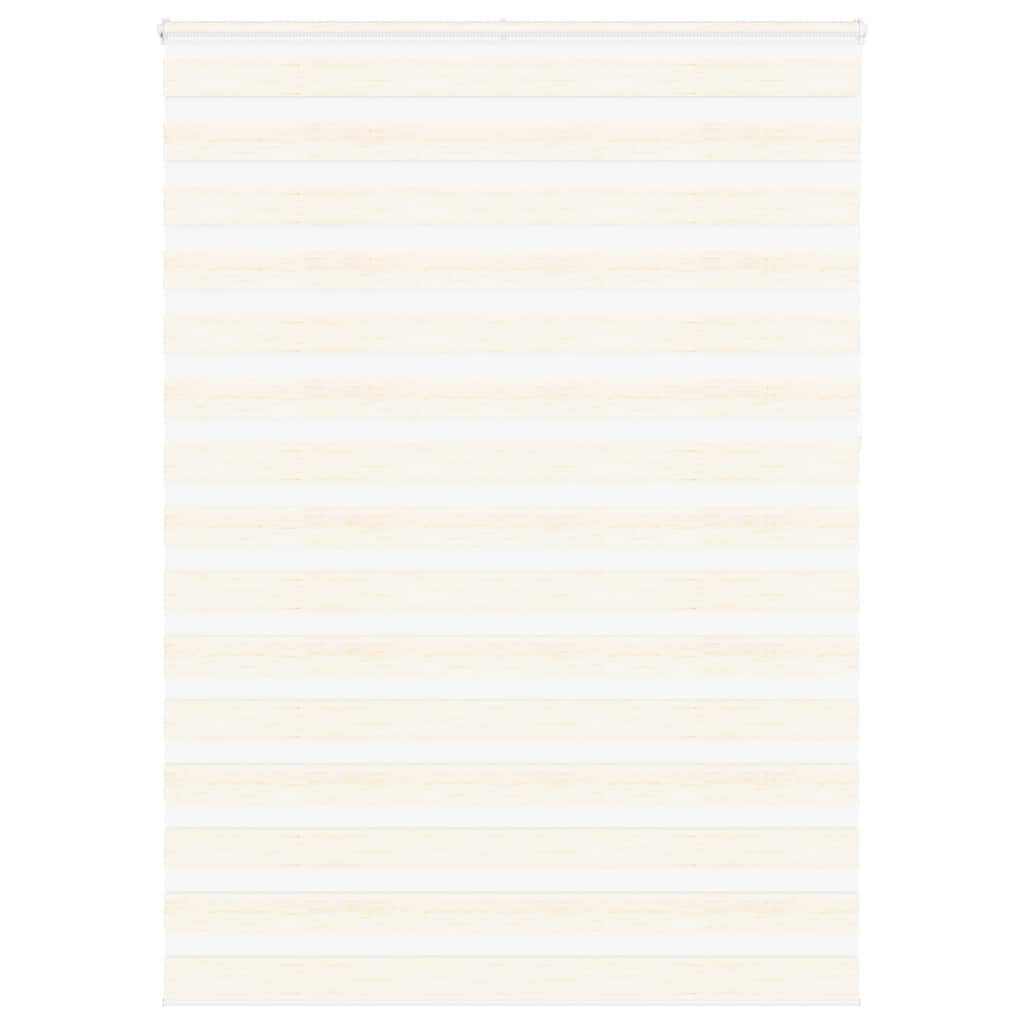 vidaXL Doppelrollo Marmorbeige 165x230cm Stoffbreite 160,9 cm Polyester