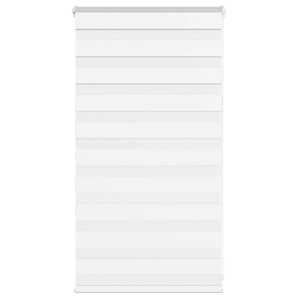 vidaXL Doppelrollo Weiß 70x100 cm Stoffbreite 65,9 cm Polyester