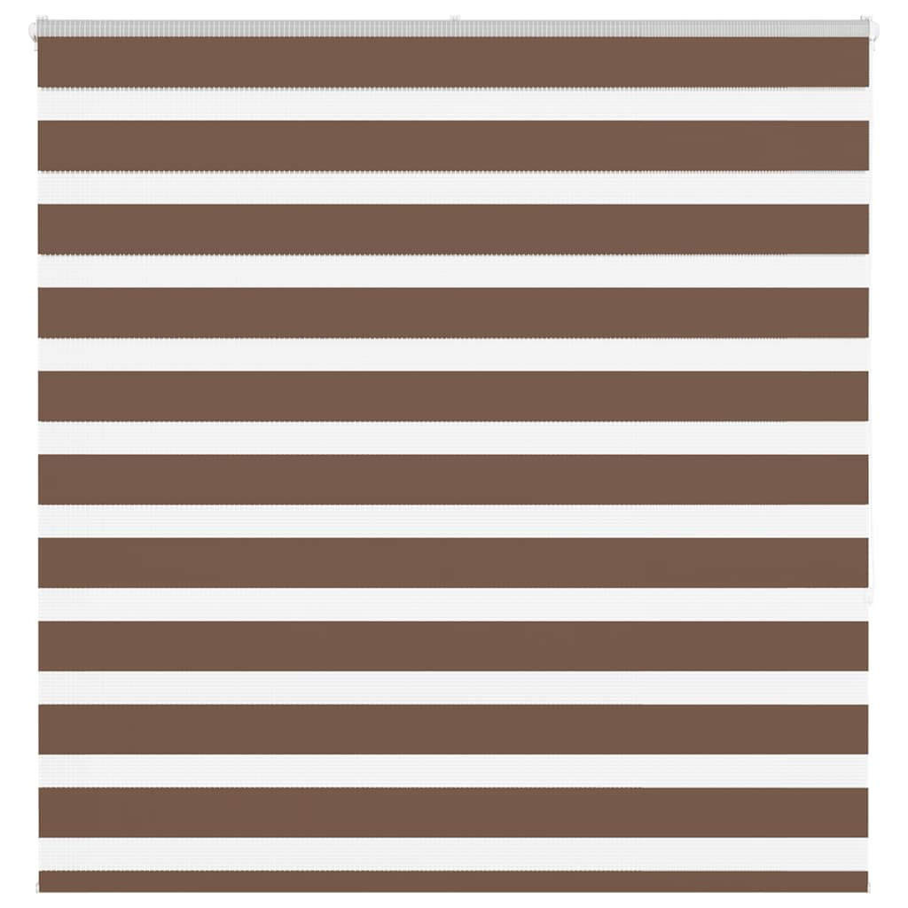 vidaXL Doppelrollo Braun 150x150 cm Stoffbreite 145,9 cm Polyester